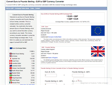 Tablet Screenshot of converteuropound.com